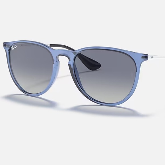 Ray-Ban Erika Color Mix in Polished Transparent Blue - Picture 2 of 8